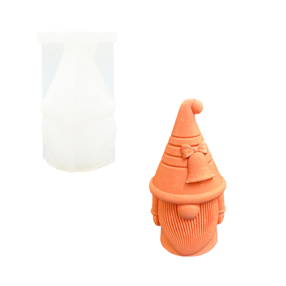 Silicone mould Santa Claus with bell