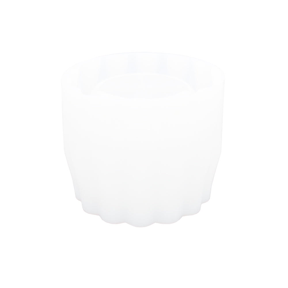 Silicone mould wide-opening flowerpot