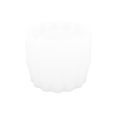 Silicone mould wide-opening flowerpot