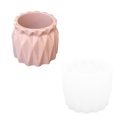 Silicone mould wide-opening flowerpot