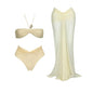 Divine Ruched Cover Up Bikini Set